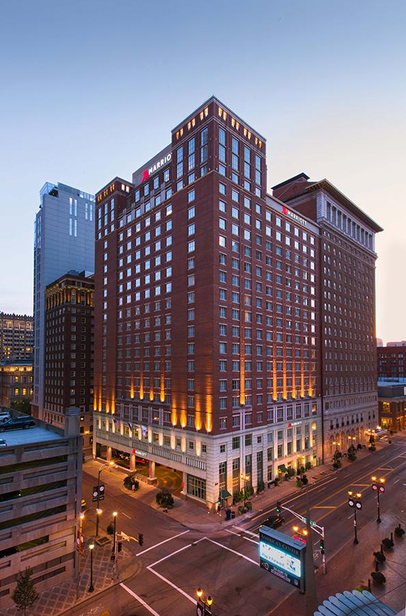 Marriott hotel building exterior